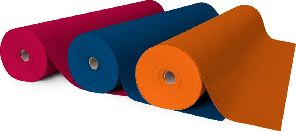 Moquette liscia in vari colori per fiere e assemblee