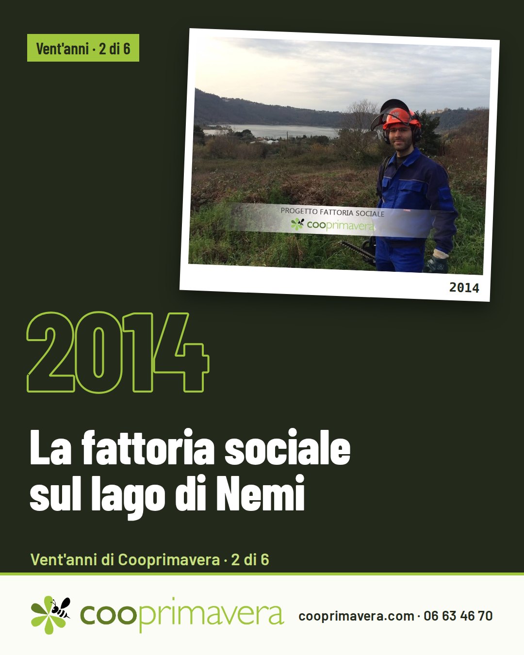 Grafica della notizia «La fattoria sociale sul lago di Nemi»